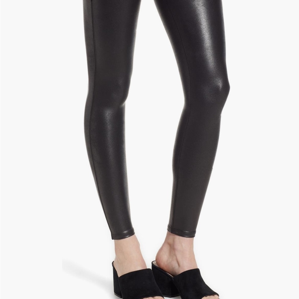 SPANX Black High-Shine Leggings